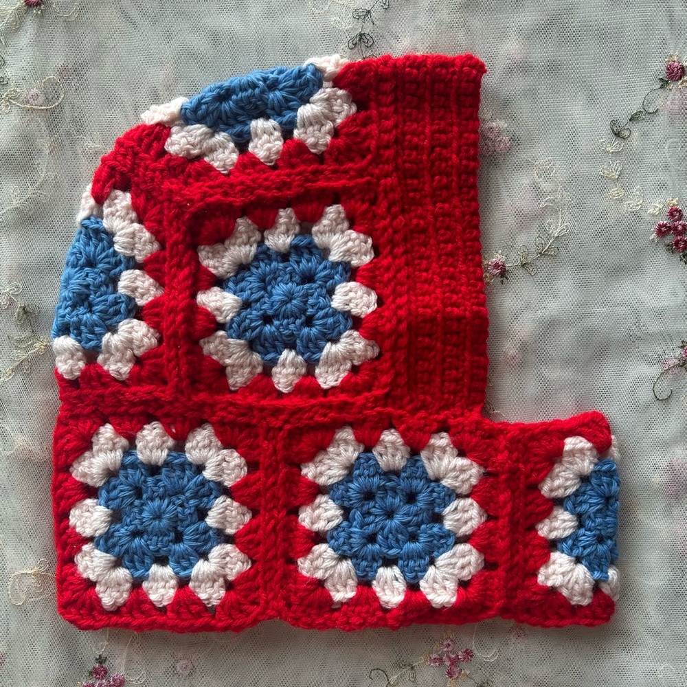Granny Square Crochet Balaclava